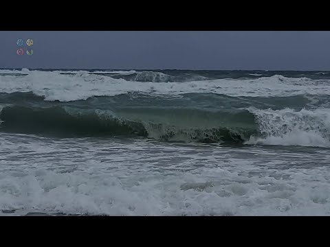 Large Nor’Easter Waves Crash Along The Florida Coast In Boynton Beach