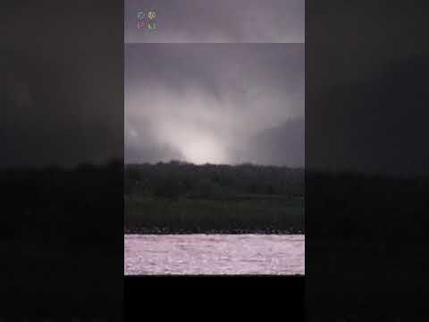 Violent Wedge Tornado last night hits Etowah, Oklahoma