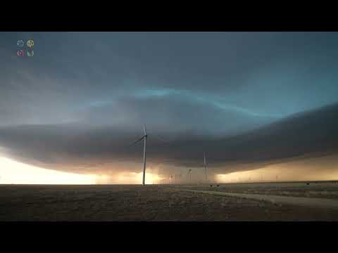 South Plains, Texas Amazing Monster Severe Supercell Thunderstorm
