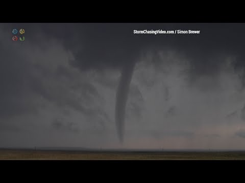 4K Video of Several Tornadoes That Touched Down Around Akron, Colorado
