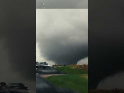 Epic Wedge Tornado Close Call with Cars and Violent Motion – Nebraska May 12th 2023