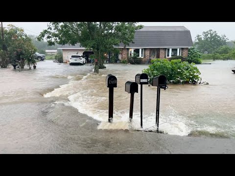 Flash Flooding Emergency In Foley, Alabama