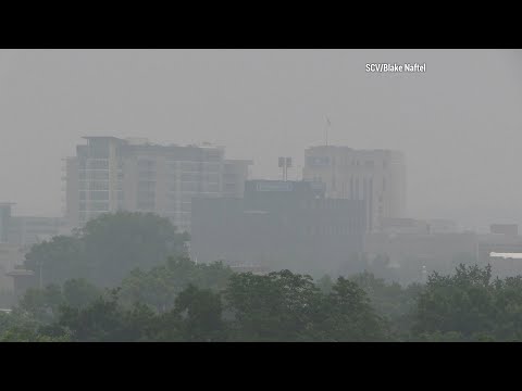 Extremely Dense Smoke And Haze Chokes The Kalamazoo Michigan Air