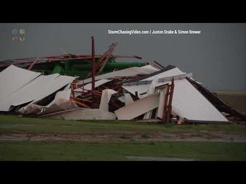 Extreme Supercell Winds And Destroyed Farmstead In Turpin, OK 6/27/2023