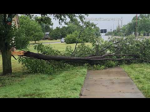 Severe Storms Leave Damage In Their Wake in St. Louis, Missouri 7/1/2023